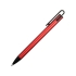 Ручка металлическая шариковая «Loop», красный/черный, красный/черный, металл