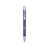 Алюминиевая шариковая кнопочная ручка Moneta, синий, синий, алюминий
