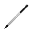 Ручка металлическая шариковая «Loop», серебристый/черный, серебристый/черный, металл