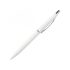 Ручка SAN REMO шариковая, автоматическая, белый металлический корпус 1.00 мм, синяя, белый, металл с покрытием soft-touch