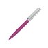 Ручка металлическая шариковая Bright GUM soft-touch с зеркальной гравировкой, розовый, розовый, металл с покрытием soft-touch