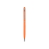 Ручка-стилус металлическая шариковая Jucy, оранжевый, оранжевый, металл
