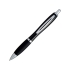 Ручка шариковая Mandarine, черный, черные чернила, черный/серебристый, металл