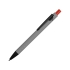 Ручка металлическая soft-touch шариковая «Snap», серый/черный/красный, серый/черный/красный, металл с покрытием soft touch