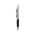 Ручка шариковая SoBe, серебристый, черные чернила, серебристый/черный, металл