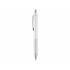 Ручка шариковая Bling, белый, черные чернила, белый/серебристый, абс пластик/алюминий