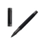 Ручка-роллер Zoom Soft Black, черный, латунь, резина, лак, покрытие gun