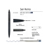 Ручка SAN REMO шариковая, автоматическая, темно-синий металлический корпус 1.00 мм, синяя, темно-синий, металл с покрытием soft-touch