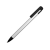 Ручка металлическая шариковая «Loop», серебристый/черный