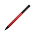 Ручка металлическая шариковая «Loop», красный/черный, красный/черный, металл