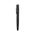 Ручка металлическая роллер Uma «VIP R GUM» soft-touch с зеркальной гравировкой, черный, черный, металл с покрытием soft-touch