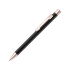Ручка шариковая металлическая STRAIGHT RO GO GUM, soft-touch, черный/золотистый, черный/розовое золото, металл с покрытием soft-touch