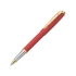 Ручка-роллер Pierre Cardin GAMME Classic со съемным колпачком, красный/серебро/золото, красный/серебристый/золотистый, корпус и колпачок- латунь с лакированным покрытием, клип- металл