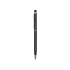 Ручка-стилус металлическая шариковая Jucy черный, черный, металл