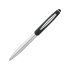 Ручка шариковая Geneva, черные чернила, черный/серебристый, металл