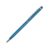 Ручка-стилус металлическая шариковая Jucy, голубой, голубой, металл
