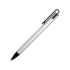 Ручка металлическая шариковая «Loop», серебристый/черный, серебристый/черный, металл