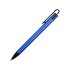 Ручка металлическая шариковая «Loop», синий/черный, синий/черный, металл