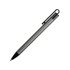 Ручка металлическая шариковая «Loop», серый/черный, серый/черный, металл