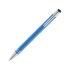 Ручка шариковая Hawk, синий, синий/серебристый, алюминий