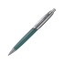 Ручка шариковая Easy. Pierre Cardin, бирюзовый, бирюзовый/серебристый, корпус- латунь, лак/отделка и детали дизайна- сталь, хром
