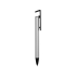 Ручка-подставка шариковая «Кипер Металл», серебристый, серебристый/черный, металл/пластик