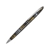 Ручка шариковая Ungaro модель «Ornato» в футляре, черный/пятнистый, черный/серебристый/бронзовый, металл