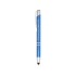 Шариковая ручка Olaf, синий, синий/серебристый, корпус из алюминия со стальным зажимом