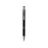 Ручка металлическая шариковая Legend Mirror Gum софт-тач с цветным слоем, черный / синий, черный/синий, алюминий с покрытием soft-touch