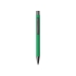 Ручка металлическая soft touch шариковая Tender, зеленый/серый, зеленый/серый, металл
