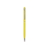 Ручка-стилус шариковая Jucy Soft с покрытием soft touch, желтый, желтый, металл