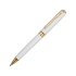 Ручка шариковая Nina Ricci модель «Caprice» в футляре, белый/золотистый, металл