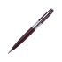 Ручка шариковая BARON с поворотным механизмом. Pierre Cardin, красный/серебристый, корпус- латунь, лак/отделка и детали дизайна- сталь, хром
