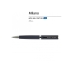 Ручка шариковая автоматическая BrunoVisconti® 1 мм, синяя Milano (синий металлический корпус), синий, металл