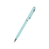 Ручка Palermo шариковая  автоматическая, нежно- голубой металлический корпус, 0,7 мм, синяя, нежно- голубой/серебристый, металл с покрытием soft touch