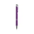 Ручка металлическая шариковая Legend Gum софт-тач, фиолетовый, фиолетовый, алюминий с покрытием soft-touch
