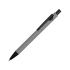 Ручка металлическая soft-touch шариковая «Snap», серый/черный/черный, серый/черный, металл с покрытием soft touch