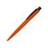 Ручка шариковая металлическая LUMOS M soft-touch, оранжевый/черный, оранжевый/черный, металл с покрытием soft-touch