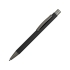 Ручка металлическая soft touch шариковая Tender с зеркальным слоем, черный/серый, черный/серый, металл
