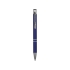 Ручка металлическая шариковая Legend Gum софт-тач, темно-синий, темно-синий, алюминий с покрытием soft-touch