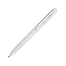 Ручка металлическая шариковая «Skate», белый/серебристый