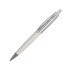 Ручка шариковая Easy. Pierre Cardin, белый, белый/серебристый, корпус- латунь, лак/отделка и детали дизайна- сталь, хром