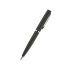 Ручка Sienna шариковая  автоматическая, черный металлический корпус, 1.0 мм, синяя, черный, металл с покрытием silk-touch