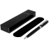 Ручка металлическая шариковая Aphelion, черный/серебристый, черный/серебристый, металл