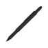Ручка шариковая металлическая Tool, черный. Встроенный уровень, мини отвертка, стилус, черный, металл