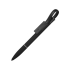 Ручка шариковая с кабелем USB, черный, черный, алюминий/пластик