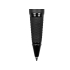 Ручка металлическая роллер Uma «VIP R GUM» soft-touch с зеркальной гравировкой, черный, черный, металл с покрытием soft-touch