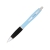 Прорезиненная шариковая ручка Nash, голубой