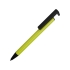 Ручка-подставка шариковая «Кипер Металл», зеленое яблоко, зеленое яблоко/черный, металл/пластик