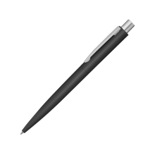 Ручка шариковая металлическая LUMOS soft-touch, черный